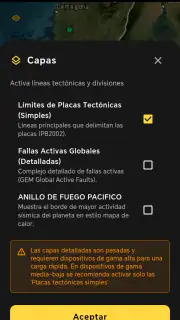 Radar Earth Terremoto screenshot 7