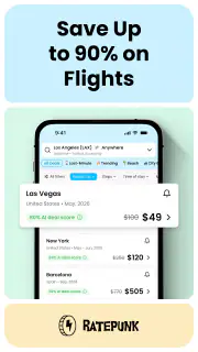RatePunk: Cheap Flights screenshot 1