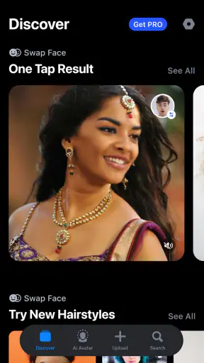 Reface: Yüz Değiştirme AI Foto screenshot