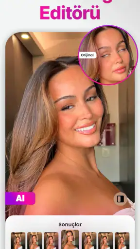 Retake - AI Fotoğraf Editörü screenshot