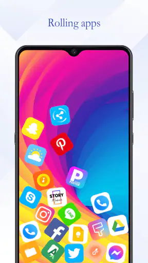 Rolling Icon: 3D Duvar Kağıdı screenshot