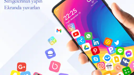 Rolling Icon: 3D Duvar Kağıdı screenshot