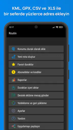 Routin Akıllı Rota Planlayıcı screenshot