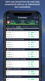 Sahadan - Hızlı Canlı Skor screenshot 3