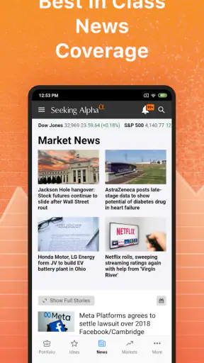 Seeking Alpha: borsa analizler screenshot