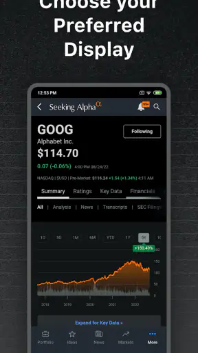 Seeking Alpha: borsa analizler screenshot