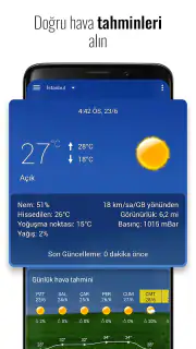 Sense V2: Saat ve Hava Durumu screenshot 3
