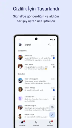 Signal - Gizli Mesajlaşma screenshot