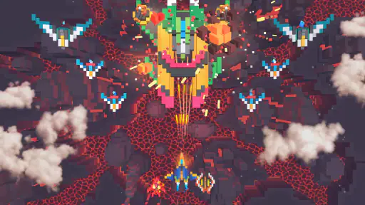 Sky Wings VIP : Pixel Fighters screenshot 6