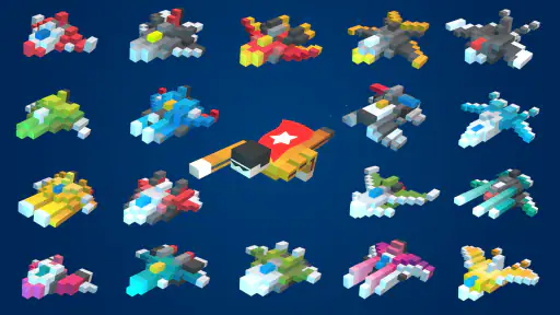 Sky Wings VIP : Pixel Fighters screenshot 8