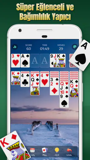 Solitaire Kart Oyunları Klasik screenshot