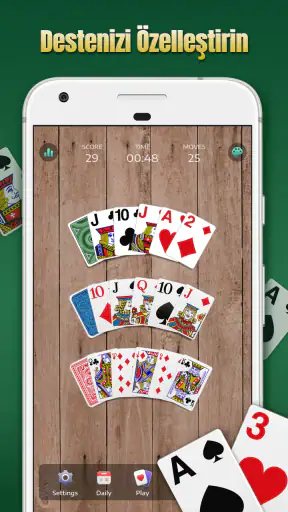 Solitaire Kart Oyunları Klasik screenshot
