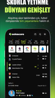 Soloscore: Sosyal & Canlı Skor screenshot 1