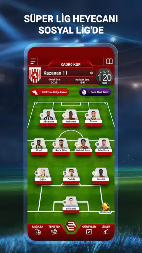 Sosyal Lig - Futbol Oyunu screenshot