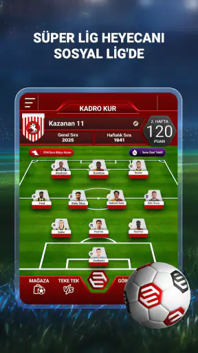 Sosyal Lig - Futbol Oyunu screenshot