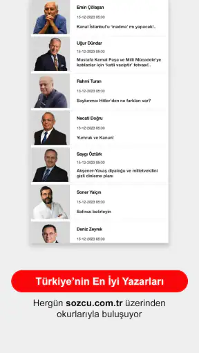 Sözcü Gazetesi - Haberler screenshot