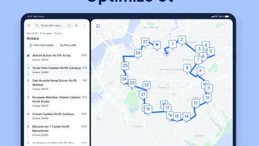 Spoke Rota Planlayıcı screenshot