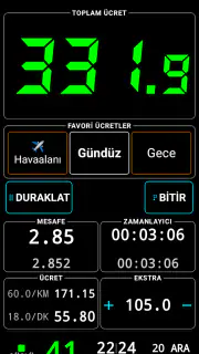 Taksimetre. GPS taksi sayacı. screenshot 1