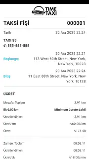 Taksimetre. GPS taksi sayacı. screenshot 2