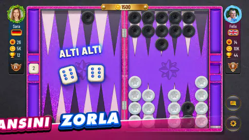 Tavla Plus - Backgammon Plus screenshot