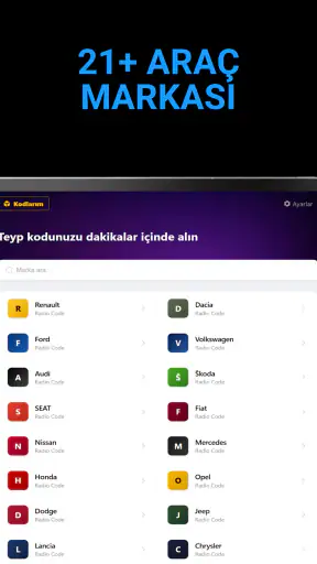 Teyp Kodu Bulma screenshot