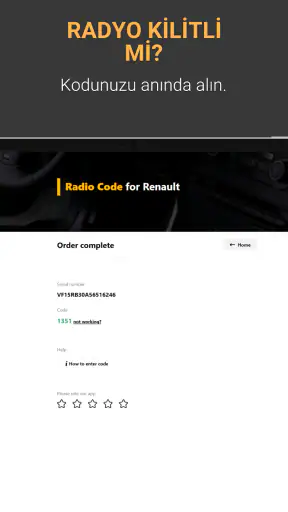 Teyp Kodu: Renault screenshot