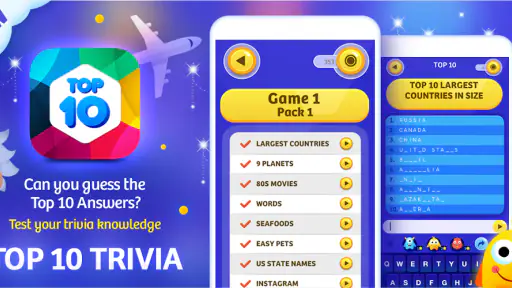 Top 10 Trivia Quiz screenshot 7
