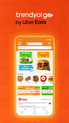 Trendyol Go: Yemek, Market, Su screenshot