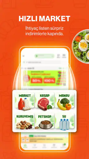 Trendyol Go: Yemek, Market, Su screenshot