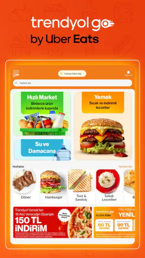 Trendyol Go: Yemek, Market, Su screenshot