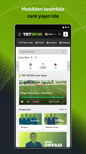 TRT Spor – Canlı Maç ve Haber screenshot