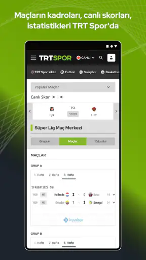 TRT Spor – Canlı Maç ve Haber screenshot
