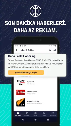 TuneIn Radio: Spor, Müzik, FM screenshot