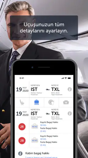 Türk Hava Yolları Uçak Bileti screenshot