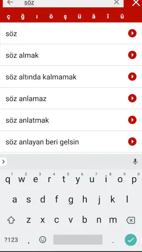 Türkçe Sözlük screenshot