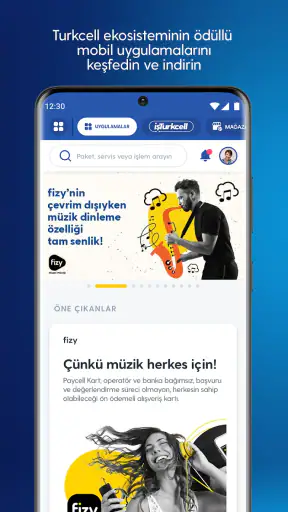 Turkcell screenshot