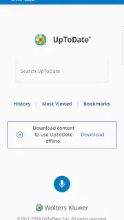 UpToDate screenshot 2