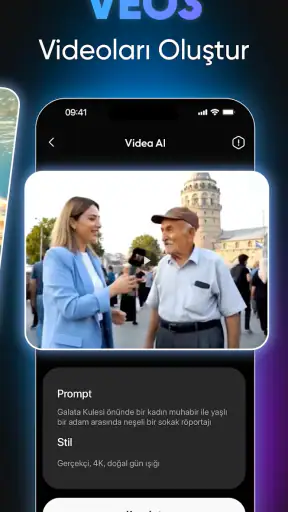 Videa: AI Video Oluşturucu screenshot