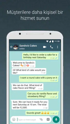 WhatsApp Business screenshot