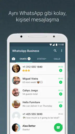 WhatsApp Business screenshot