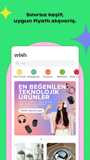 Wish: Uygun Fiyatlı Alışveriş screenshot