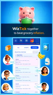 WizTick Grocery List & Budget screenshot 2