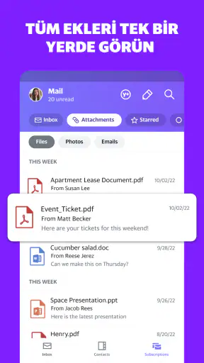 Yahoo Mail – Organize Kalın! screenshot