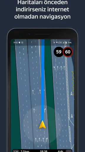 Yandex Navigator screenshot