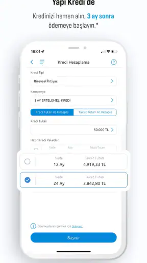 Yapı Kredi Mobil screenshot